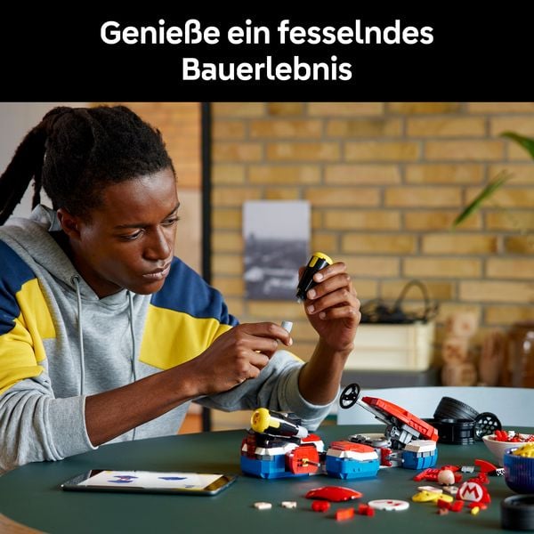 Produktbild: LEGO Super Mario 72037 Mario Kart: Mario & Standard-Kart Modellbau