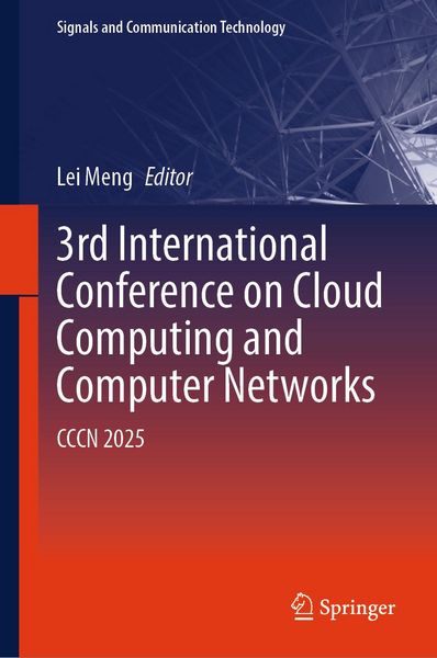 Produktbild: 3rd International Conference on Cloud Computing and Computer Networks