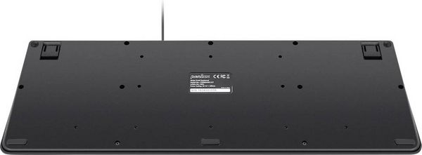 Produktbild: Perixx Periboard-517 B USB Tastatur Deutsch, QWERTZ Schwarz Staubgesch&uuml;tzt, Spritzwassergesch&uuml;tzt