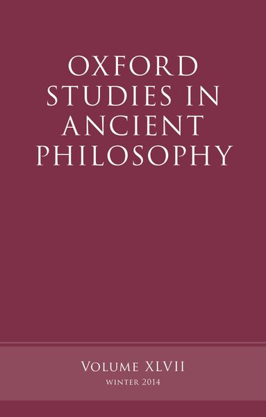Produktbild: Oxford Studies in Ancient Philosophy, Volume 47