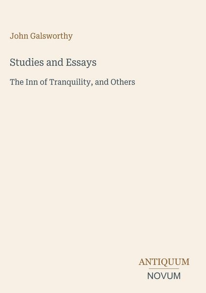 Produktbild: Studies and Essays