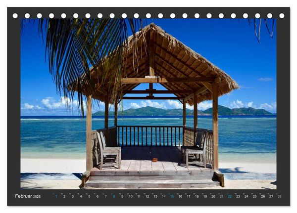 Produktbild: Seychellen - Der Garten Eden im Indischen Ozean (Tischkalender 2026 DIN A5 quer), CALVENDO Monatskalender