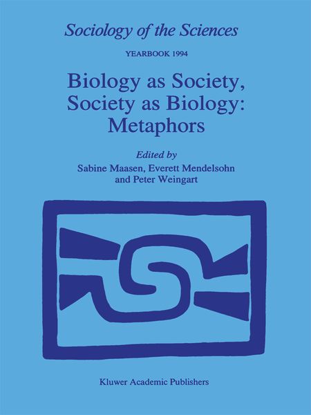 Produktbild: Biology as Society, Society as Biology: Metaphors