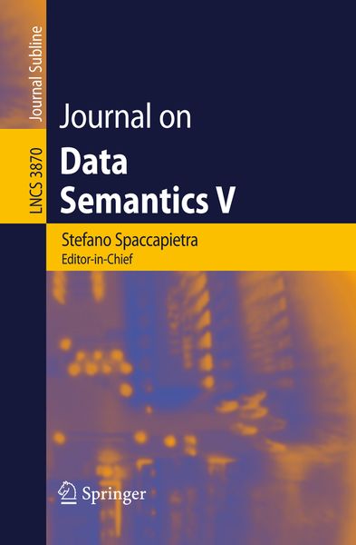 Produktbild: Journal on Data Semantics V