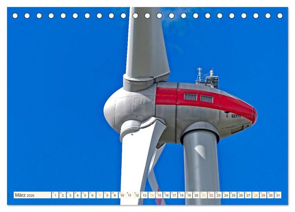 Produktbild: Windrad - Fluch und Segen (Tischkalender 2026 DIN A5 quer), CALVENDO Monatskalender