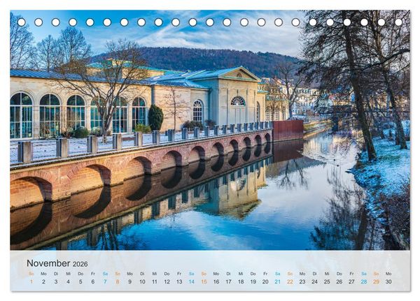Produktbild: Bad Kissingen - Welterbe-Kurstadt (Tischkalender 2026 DIN A5 quer), CALVENDO Monatskalender
