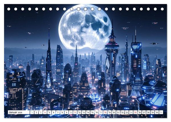 Produktbild: Universum der Tr&auml;ume (Tischkalender 2026 DIN A5 quer), CALVENDO Monatskalender