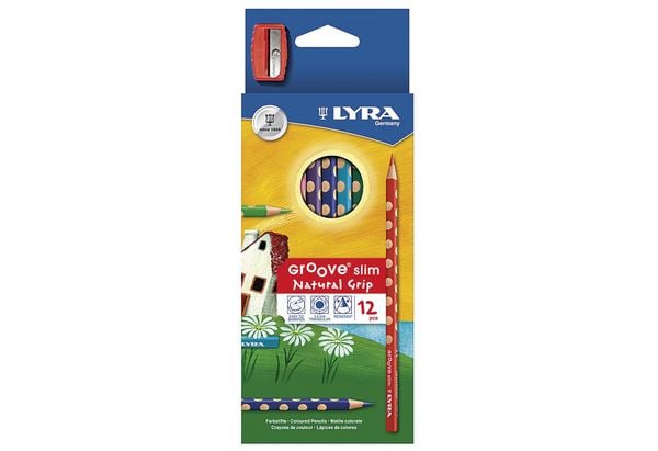 Produktbild: LYRA Buntstifte Groove slim Natural Grip 12 St&uuml;ck Kartonetui
