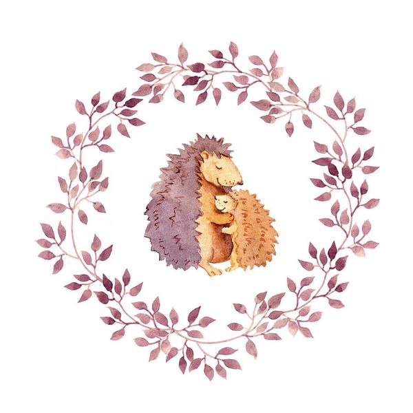 Produktbild: Serv. mother hedgehog 33x33cm