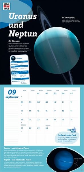 Produktbild: WAS IST WAS Entdecke das Weltall Broschurkalender 2027