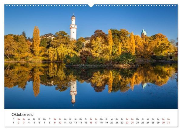 Produktbild: Hessen - Malerische Orte und Landschaften (hochwertiger Premium Wandkalender 2027 DIN A2 quer), Kunstdruck in Hochglanz