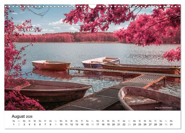 Produktbild: Die Lausitz durch den Infrarotfilter (Wandkalender 2026 DIN A3 quer), CALVENDO Monatskalender
