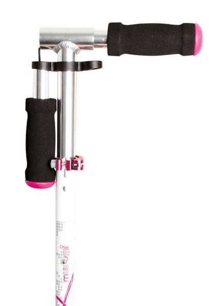 Produktbild: muuwmi Aluminium Scooter 125 mm wei&szlig;-pink
