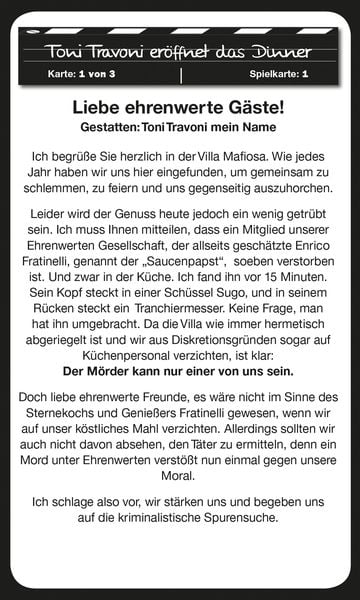 Produktbild: Mord in der Villa Mafiosa