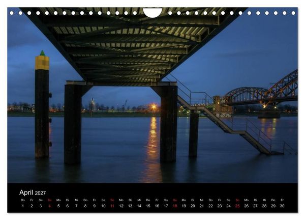 Produktbild: K&ouml;ln bei Nacht (Wandkalender 2027 DIN A4 quer), CALVENDO Monatskalender