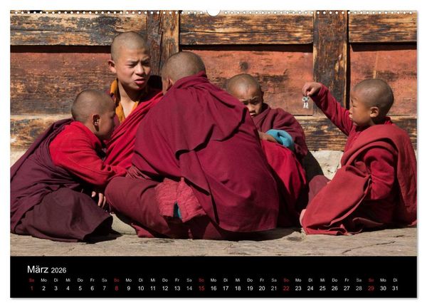 Produktbild: Bhutan 2026 - Land des Donnerdrachens (Wandkalender 2026 DIN A2 quer), CALVENDO Monatskalender