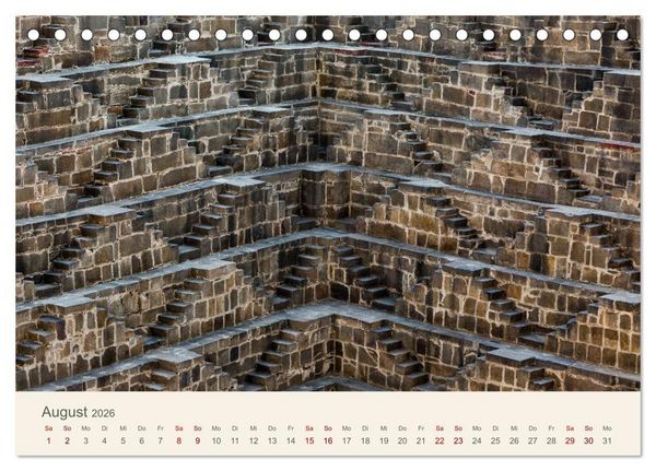 Produktbild: Rajasthan - Architektur im Land der K&ouml;nige (Tischkalender 2026 DIN A5 quer), CALVENDO Monatskalender