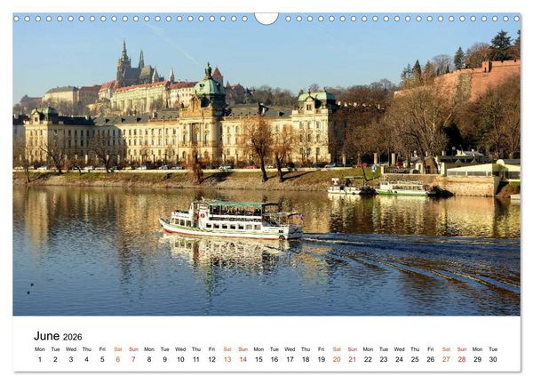 Produktbild: Walking around Prague (Wall Calendar 2026 DIN A3 landscape), CALVENDO 12 Month Wall Calendar