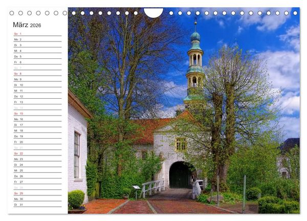 Produktbild: Ostfriesland - zwischen Watt und Moor (Wandkalender 2026 DIN A4 quer), CALVENDO Monatskalender