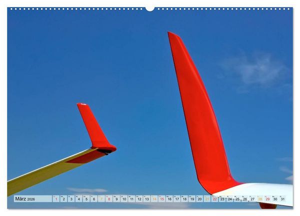 Produktbild: Segelfliegen - wie ein Vogel (Wandkalender 2026 DIN A2 quer), CALVENDO Monatskalender