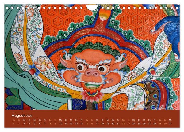 Produktbild: Buddhistische G&ouml;tter, G&ouml;tzen und D&auml;monen (Wandkalender 2026 DIN A4 quer), CALVENDO Monatskalender