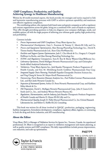 Produktbild: GMP Compliance, Productivity, and Quality