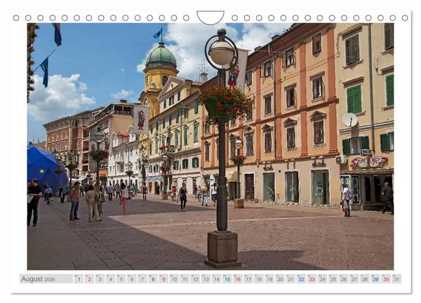 Produktbild: Kroatien - Plitwitzer Seen, Rijeka und Krk (Wandkalender 2026 DIN A4 quer), CALVENDO Monatskalender