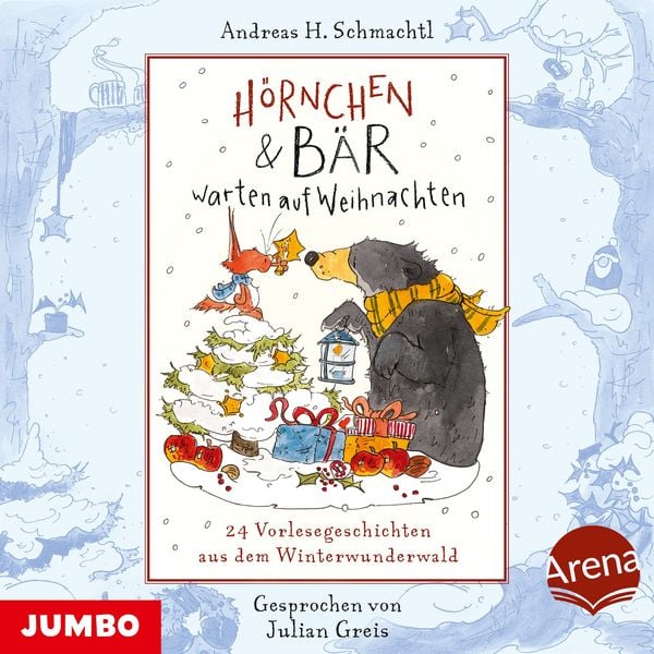 Produktbild: H&ouml;rnchen & B&auml;r warten auf Weihnachten. 24 Vorlesegeschichten aus dem Winterwunderwald