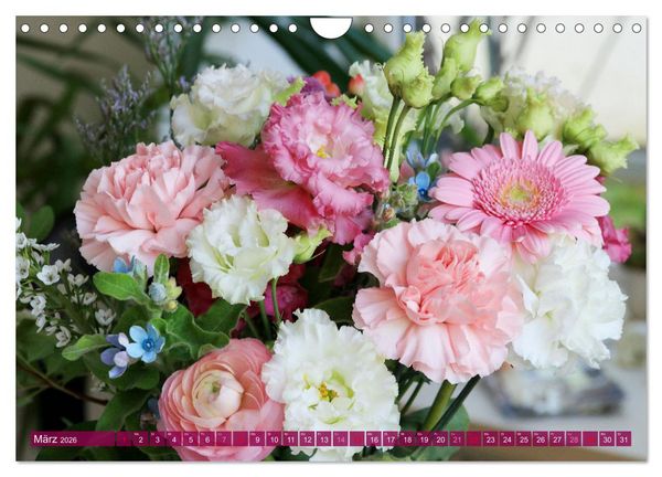 Produktbild: Blumen - Eine bunte Mischung (Wandkalender 2026 DIN A4 quer), CALVENDO Monatskalender