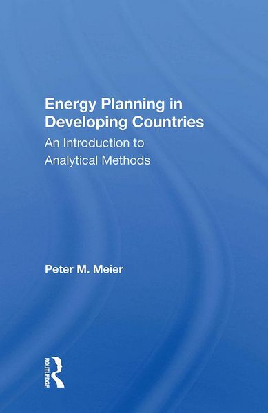 Produktbild: Energy Planning In Developing Countries
