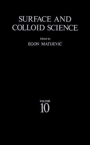 Produktbild: Surface and Colloid Science