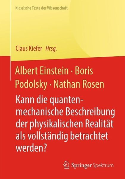 Produktbild: Albert Einstein, Boris Podolsky, Nathan Rosen
