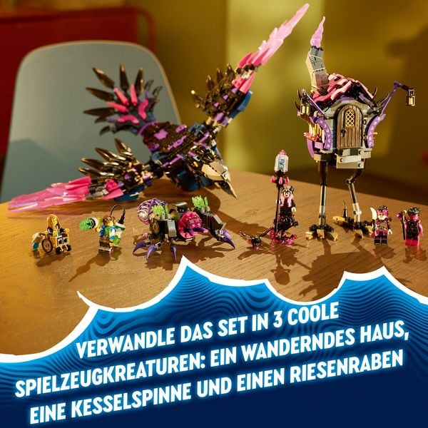 Produktbild: LEGO DREAMZzz Der Mitternachtsrabe der Nimmerhexe, Spielzeugtier 71478