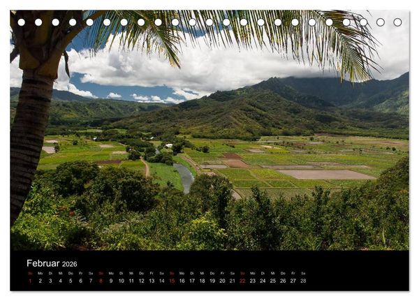 Produktbild: Hawaii - Kauai (Tischkalender 2026 DIN A5 quer), CALVENDO Monatskalender