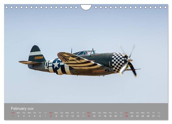Produktbild: The Flying Legends (Wall Calendar 2026 DIN A4 landscape), CALVENDO 12 Month Wall Calendar
