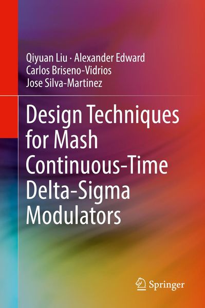 Produktbild: Design Techniques for Mash Continuous-Time Delta-Sigma Modulators