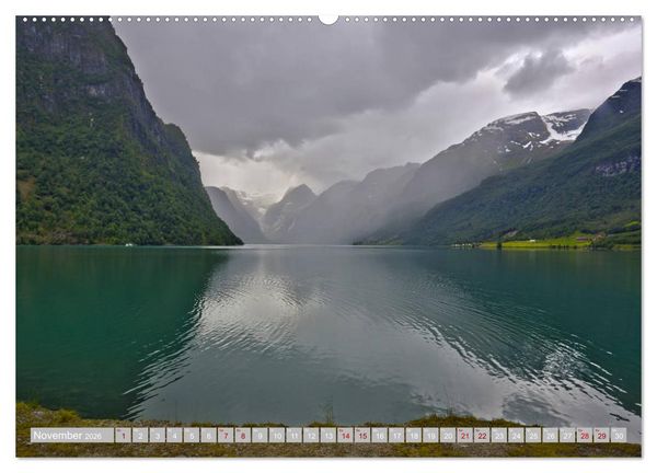 Produktbild: Die Farben Norwegens (hochwertiger Premium Wandkalender 2026 DIN A2 quer), Kunstdruck in Hochglanz