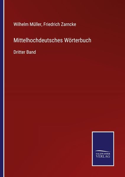 Mittelhochdeutsches Wörterbuch