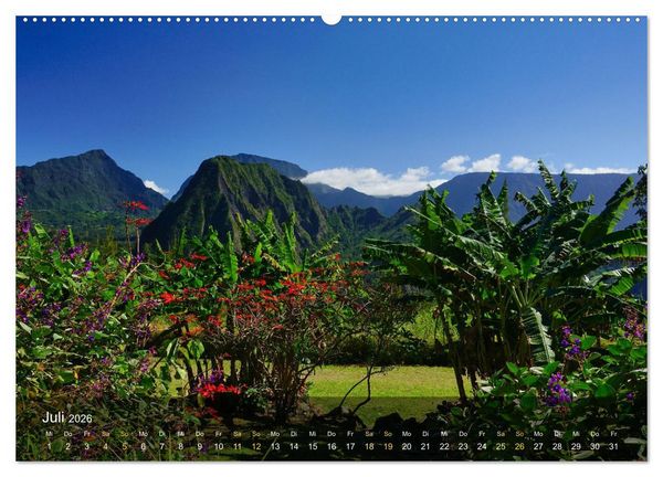 Produktbild: La Reunion - Traumhafte K&uuml;sten und Hochgebirge (hochwertiger Premium Wandkalender 2026 DIN A2 quer), Kunstdruck in Hochglanz