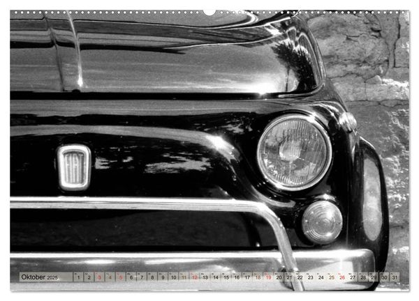 Produktbild: il Cinquecento - Details im Fokus - im Look eines legend&auml;ren Analogfilms (hochwertiger Premium Wandkalender 2025 DIN A2 quer), Kunstdruck in Hochglanz