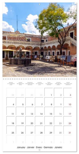 Produktbild: COLOURS OF MEXICO (Wall Calendar 2027 12 &times; 12 Inch) CALVENDO 12 Month Wall Calendar