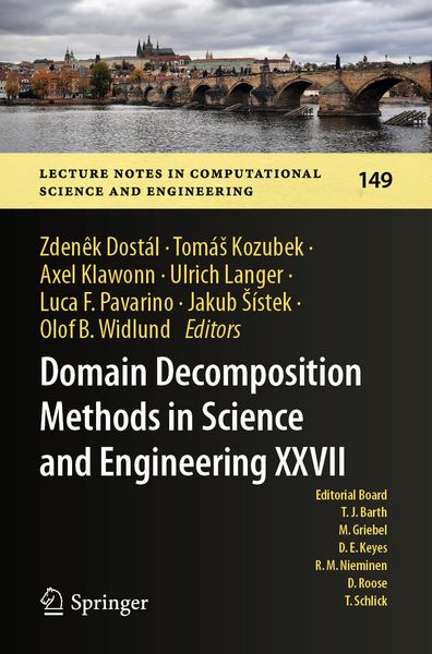 Produktbild: Domain Decomposition Methods in Science and Engineering XXVII