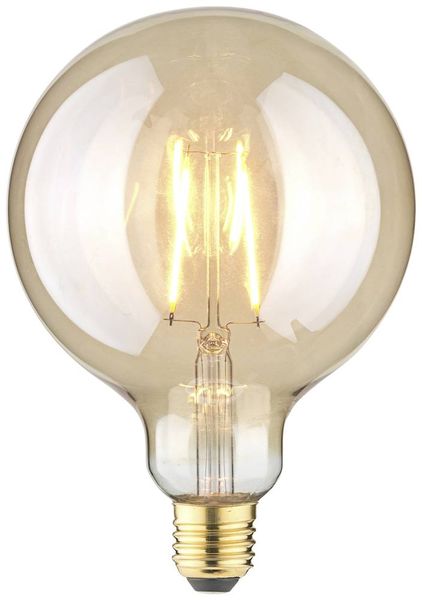 Produktbild: LightMe LM85061 LED E27 Globeform 2.5W Bernstein (&Oslash; x L) 125mm x 178mm 1St.