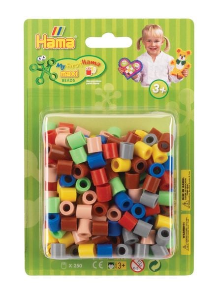 Produktbild: HAMA Maxi Blister-Packung mit 250 Perlen Volltonmix 2