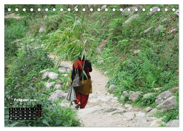 Produktbild: Nepal 2026 Menschen, Berge und G&ouml;tter zwischen Annapurna und Marsyangdi (Tischkalender 2026 DIN A5 quer), CALVENDO Monatskalender