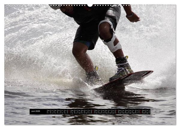 Produktbild: Wakeboarding (hochwertiger Premium Wandkalender 2026 DIN A2 quer), Kunstdruck in Hochglanz