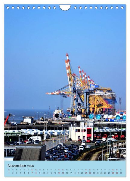 Produktbild: BREMERHAVEN die Seestadt mit maritimen Flair - 2026 (Wandkalender 2026 DIN A4 hoch), CALVENDO Monatskalender