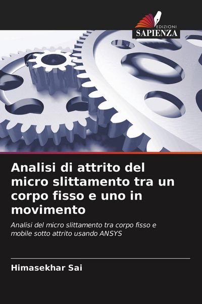 Produktbild: Analisi di attrito del micro slittamento tra un corpo fisso e uno in movimento
