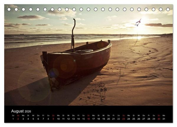 Produktbild: Usedom 2026 Rendezvous zwischen Ahlbeck und Heringsdorf (Tischkalender 2026 DIN A5 quer), CALVENDO Monatskalender