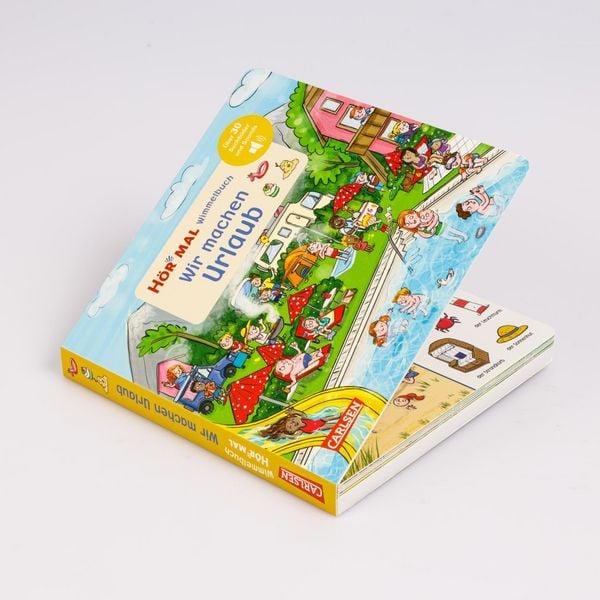 Produktbild: H&ouml;r mal (Soundbuch): Wimmelbuch: Wir machen Urlaub
